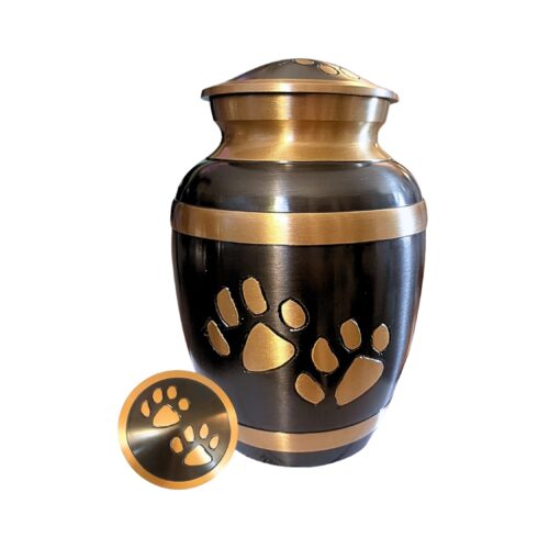 2876 Black Pewter with Brushed Bronze Paws and Bands