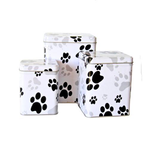 Paw Print Tins