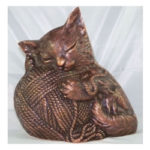 Pet Urns by HTW - Urns for pets, dogs, cats, loss, death, jewelry, ashes, retail, wholesale, minnesota, united states, vet clinic, veterinarian, family pets, Precious Cat Pet Urn